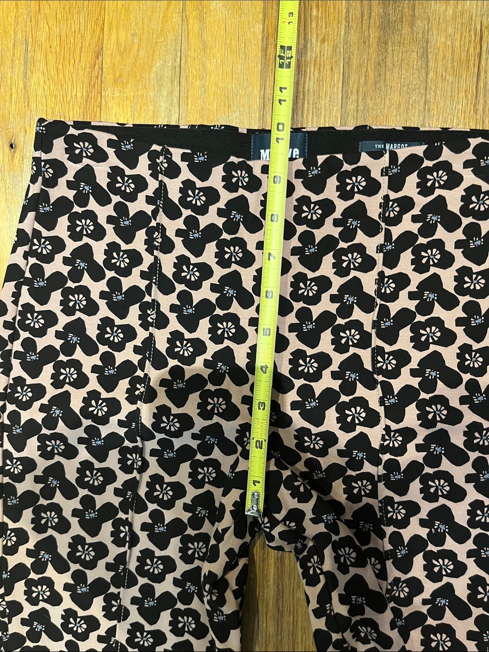 Maeve Margot pants XSP NWT brown flowers - Picture 6 of 7